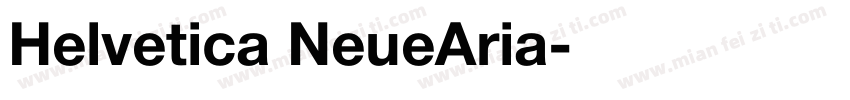 Helvetica NeueAria字体转换